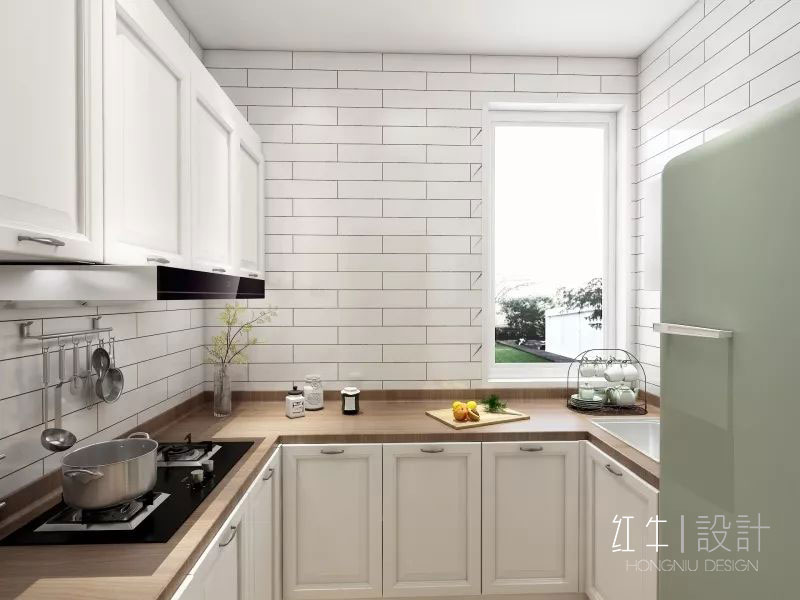 水印_红牛设计_南京平治南苑85平米北欧风格装修--三口之家的温馨居室06